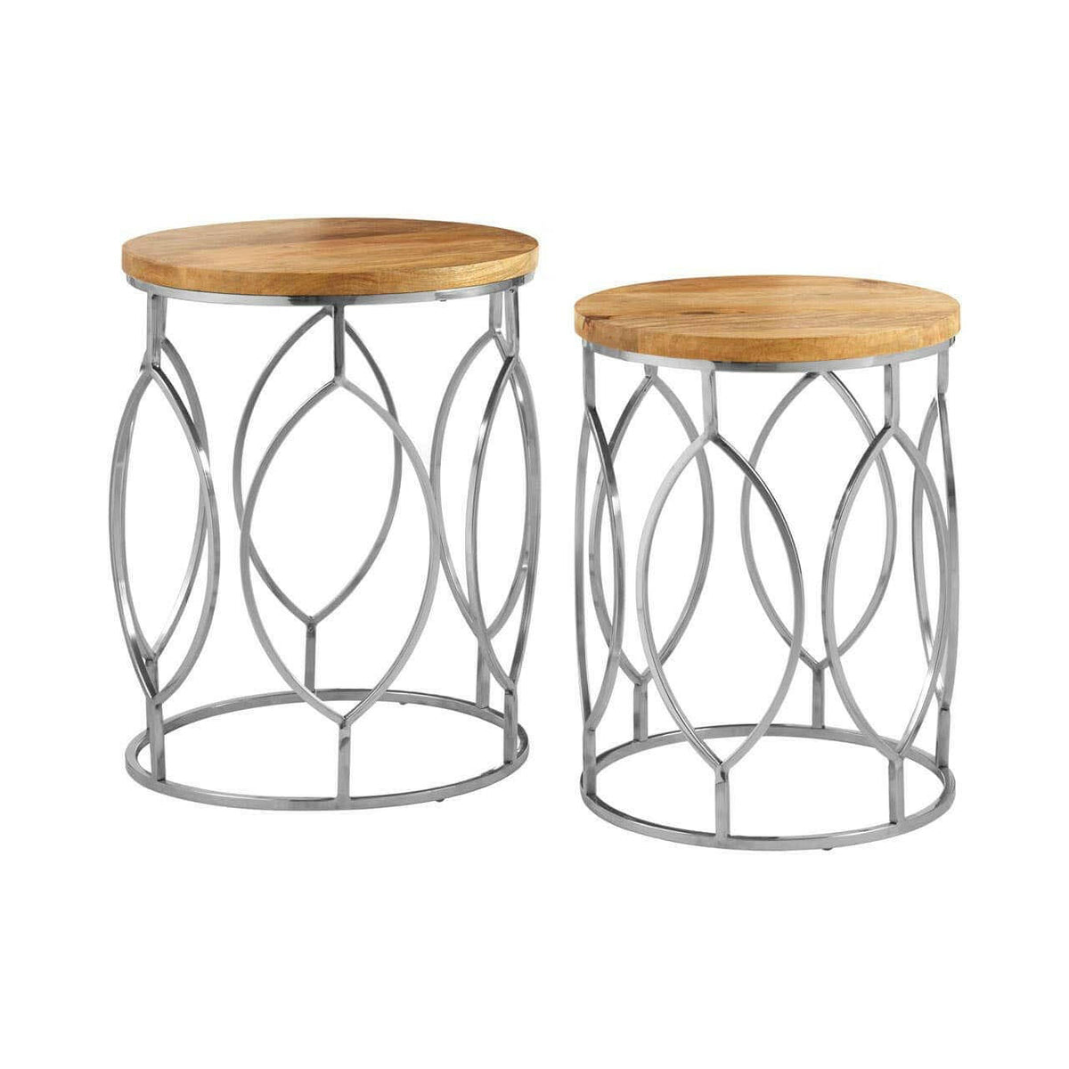 Agra Set Of 2 Side Tables.