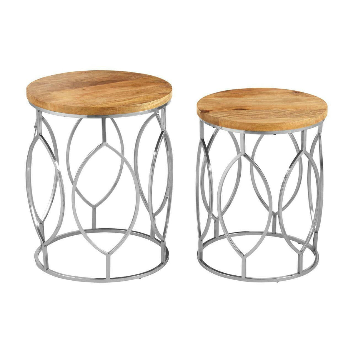 Agra Set Of 2 Side Tables.