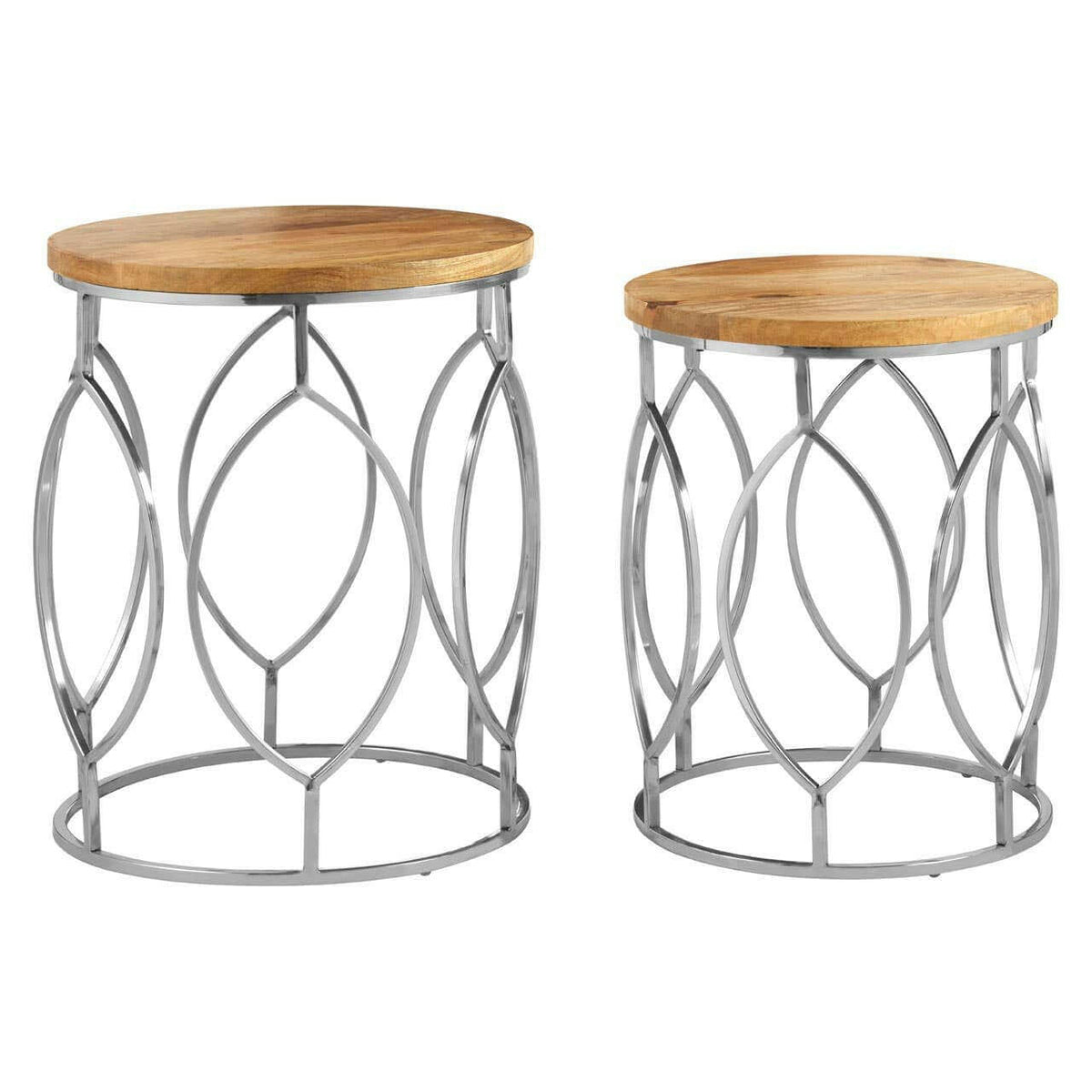 Agra Set Of 2 Side Tables.
