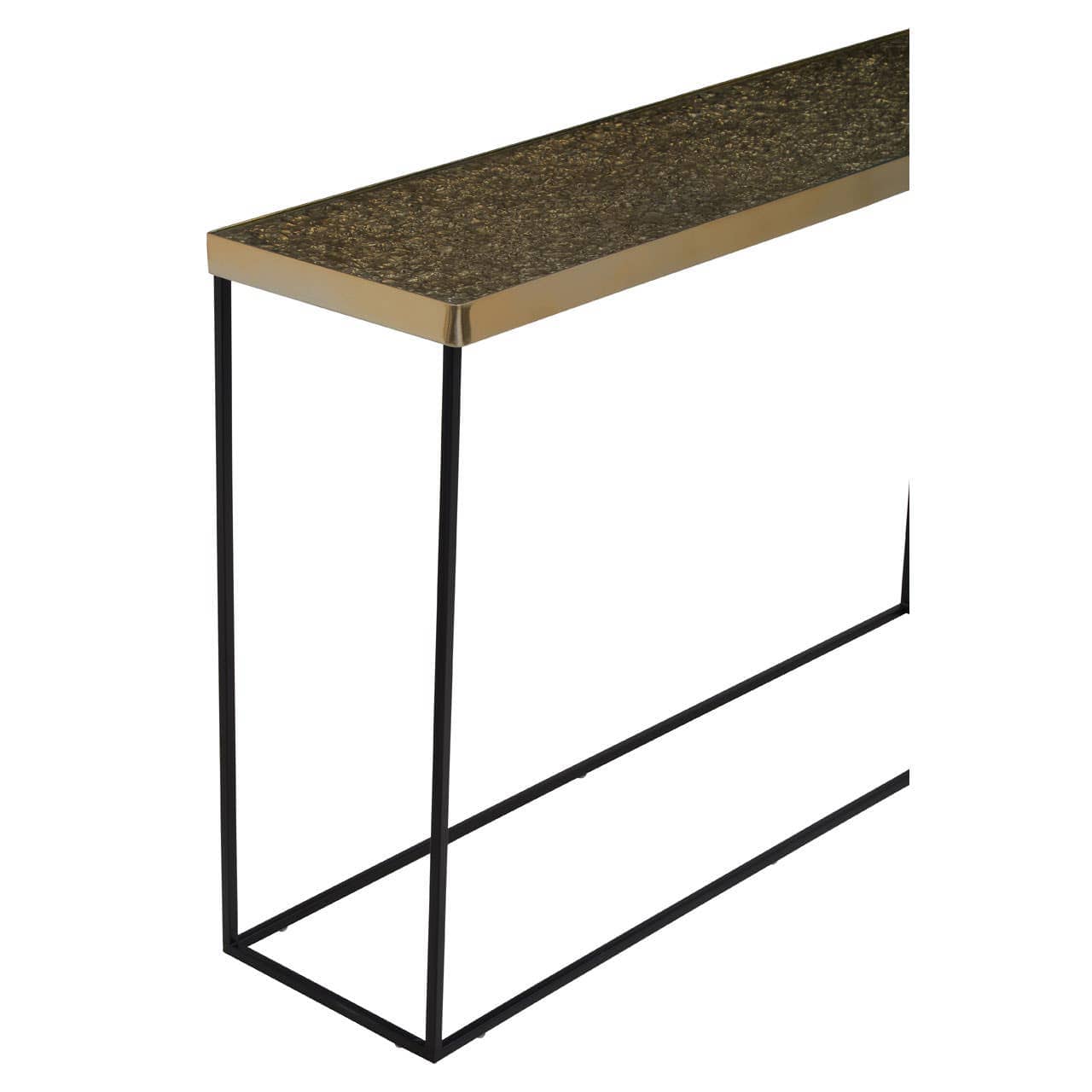 Noosa & Co. Living Akola Gold Console Table. House of Isabella UK