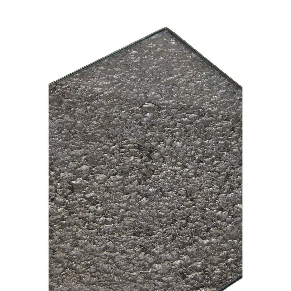 Noosa & Co. Living Akola Rectangle Coffee Table in Silver and Glass House of Isabella UK