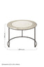 Akola Set Of 2 Nesting Coffee Tables.