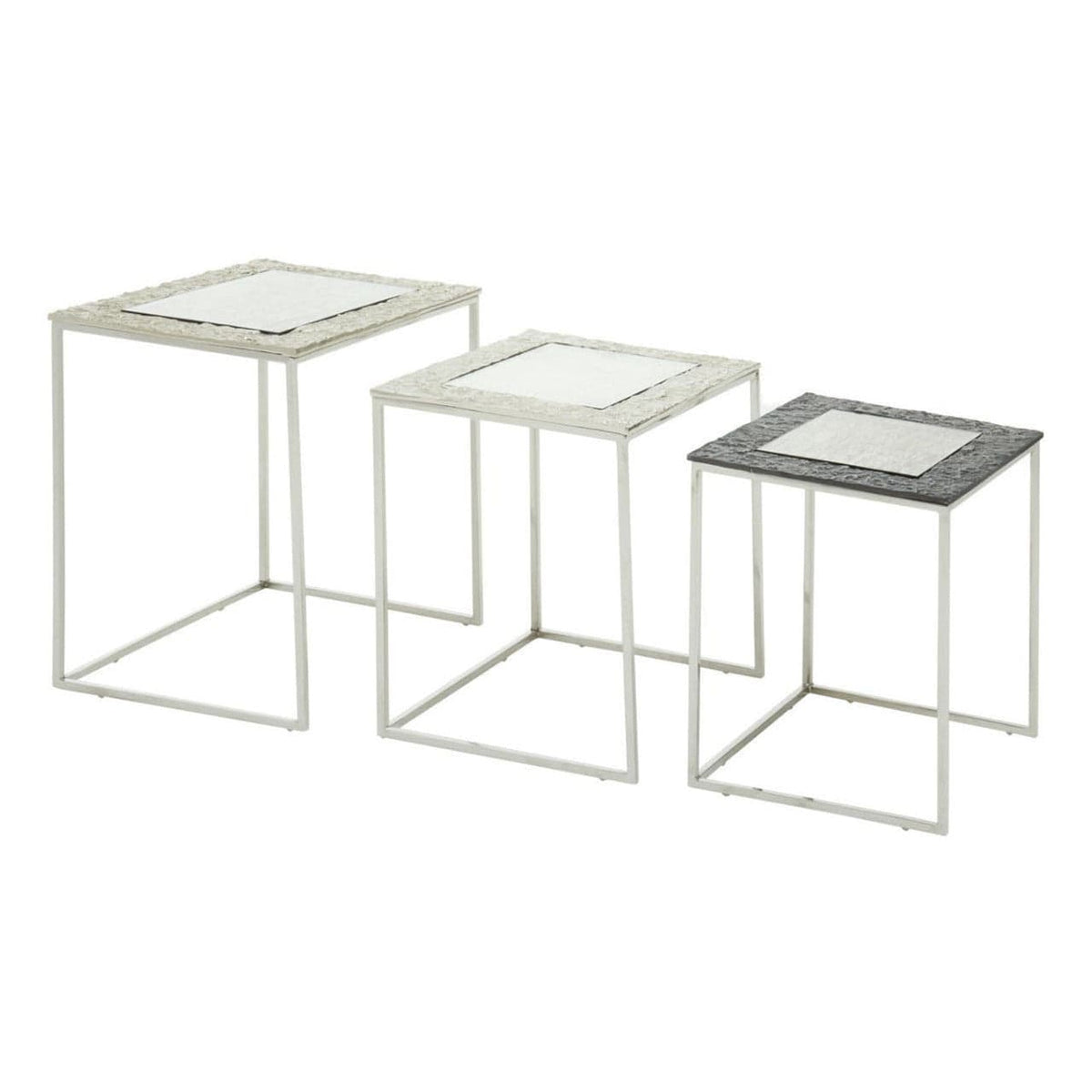 Noosa & Co. Living Akola Set Of 3 Rectangular Nesting Tables House of Isabella UK