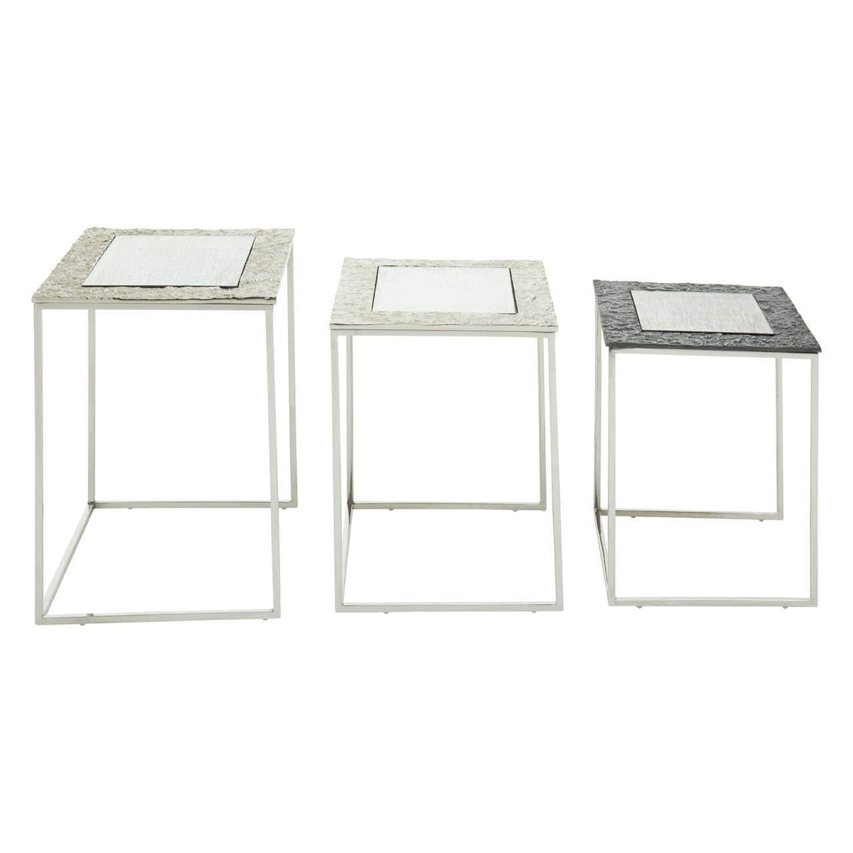 Noosa & Co. Living Akola Set Of 3 Rectangular Nesting Tables House of Isabella UK