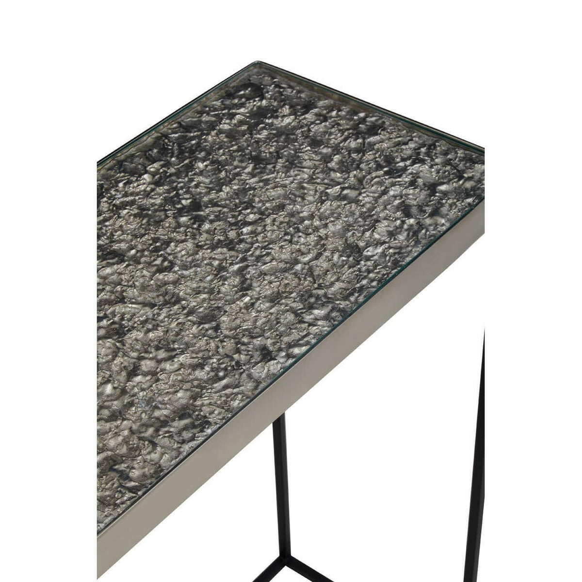 Akola Silver Console Table.