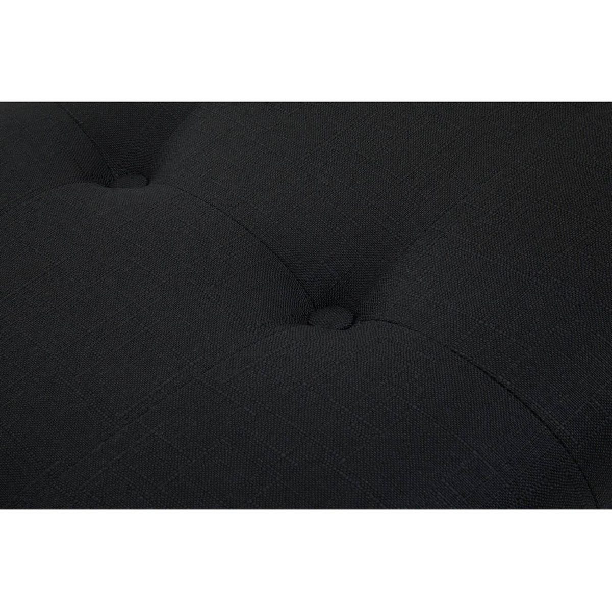 Alea Black Fabric Bench.