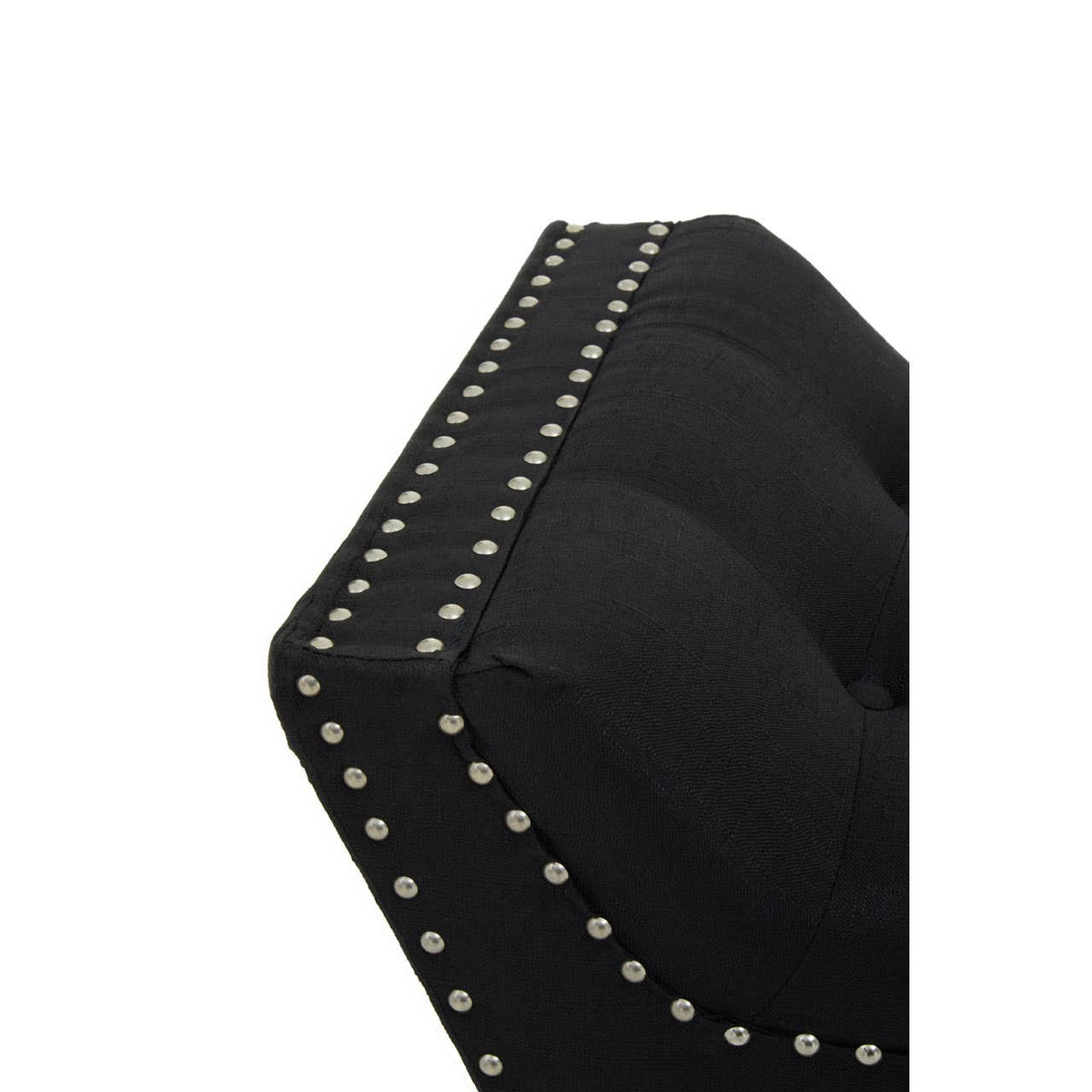 Alea Black Fabric Bench.