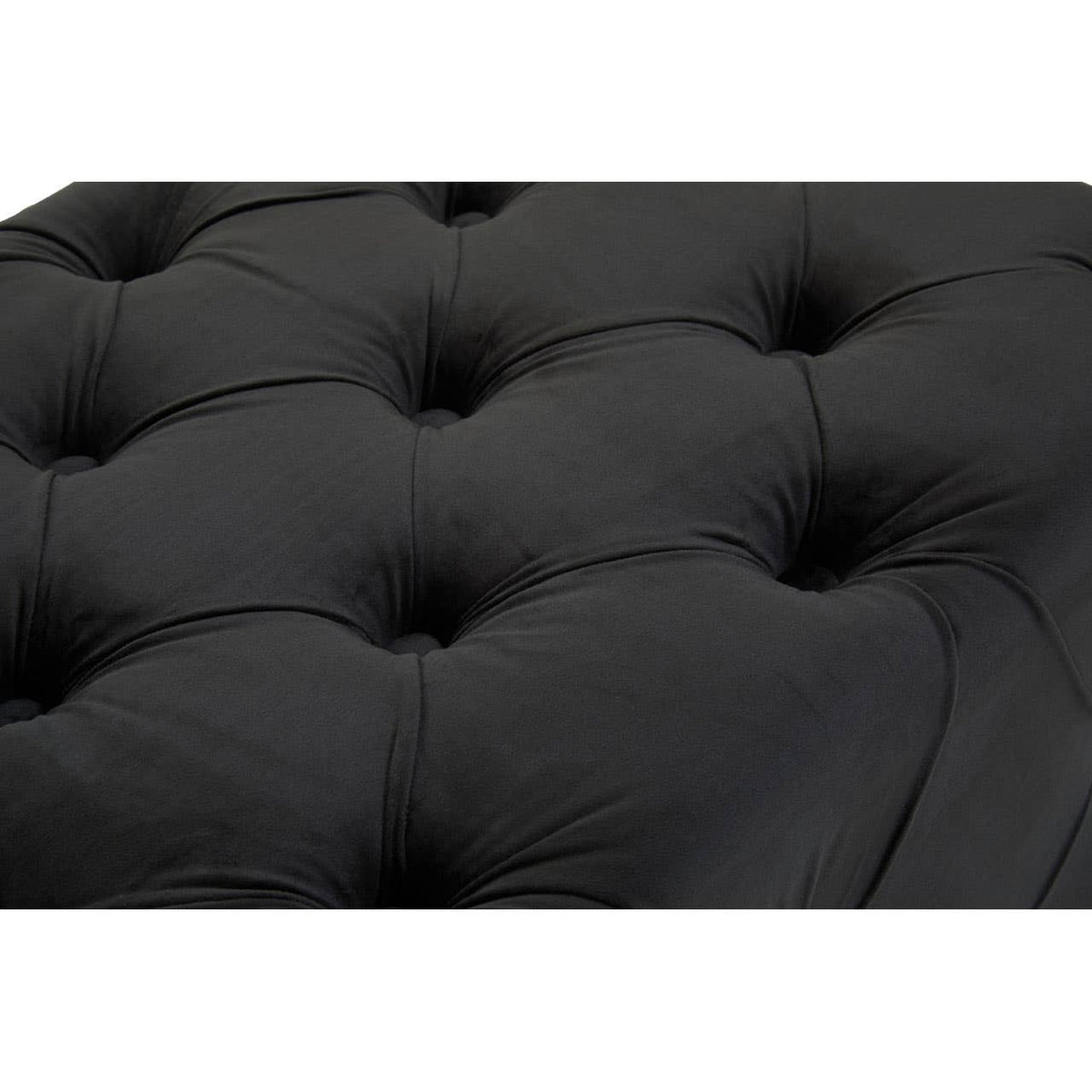 Alea Black Velvet Bench.