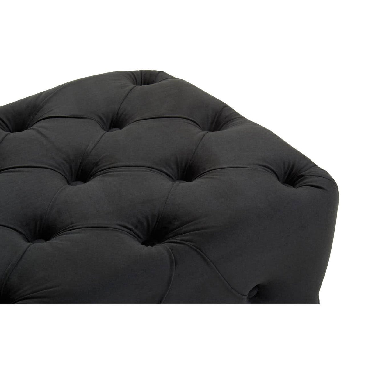 Alea Black Velvet Bench.