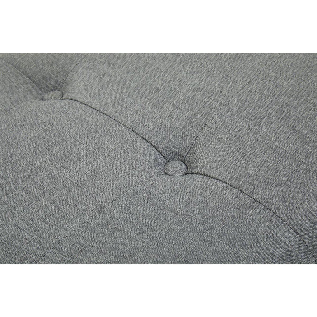 Alea Grey Fabric Bench.