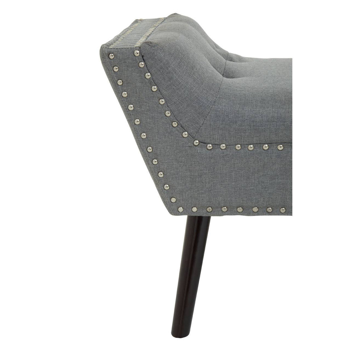 Alea Grey Fabric Bench.