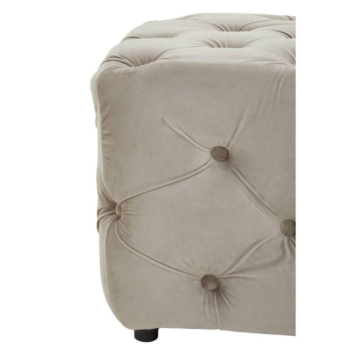 Alea Mink Velvet Bench.