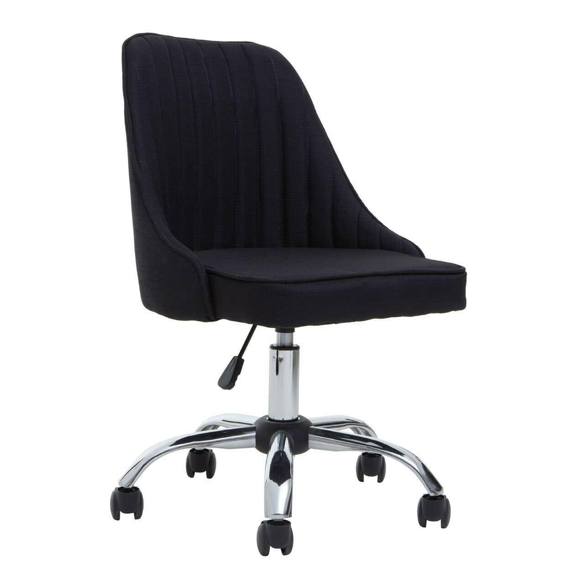 Alexi Black Fabric Home Office Chair.