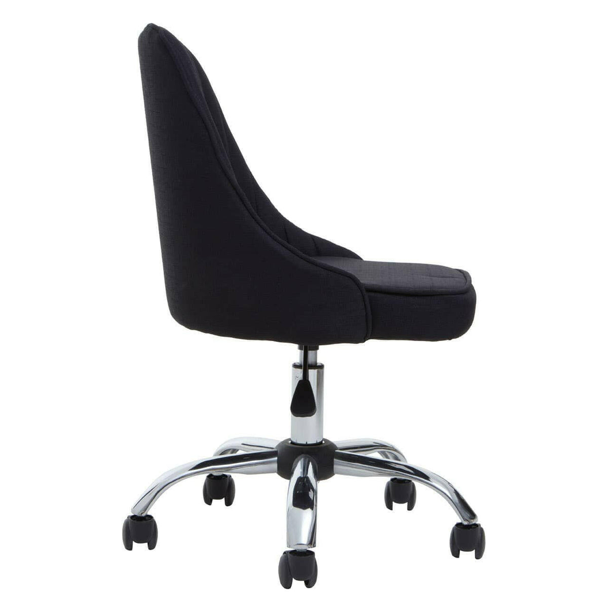Alexi Black Fabric Home Office Chair.