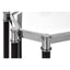 Noosa & Co. Living Allessi Silver and Black Console Table with Glass Top House of Isabella UK