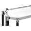 Noosa & Co. Living Allessi Silver and Black Console Table with Glass Top House of Isabella UK