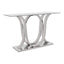 Noosa & Co. Living Allure Chrome Curved Base Console Table House of Isabella UK