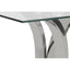 Noosa & Co. Living Allure Chrome Curved Base Console Table House of Isabella UK