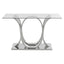 Noosa & Co. Living Allure Chrome Curved Base Console Table House of Isabella UK