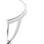 Noosa & Co. Living Allure Chrome Pinched Round Side Table House of Isabella UK