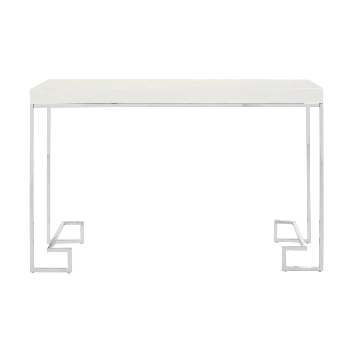 Allure Chrome / Rectangular Console Table.