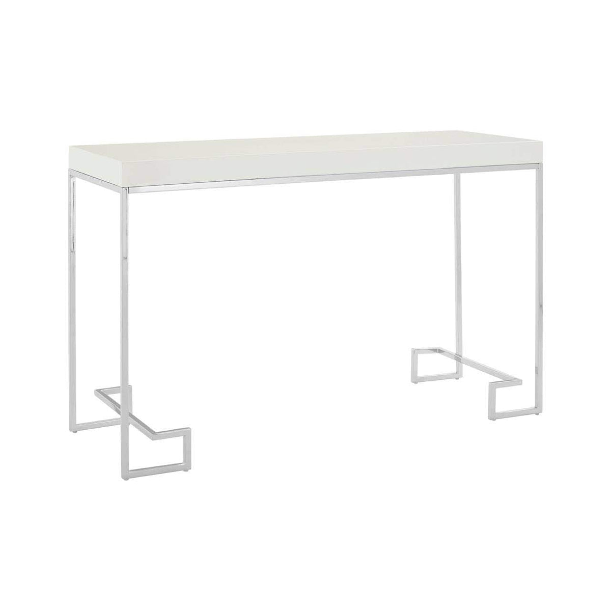 Allure Chrome / Rectangular Console Table.
