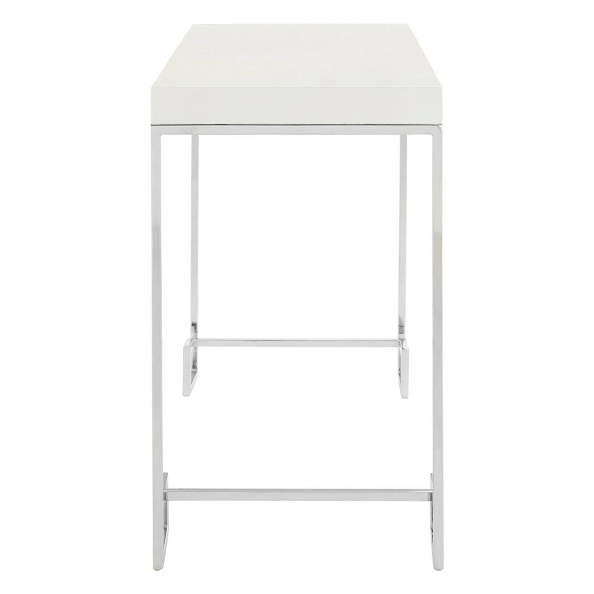 Allure Chrome / Rectangular Console Table.