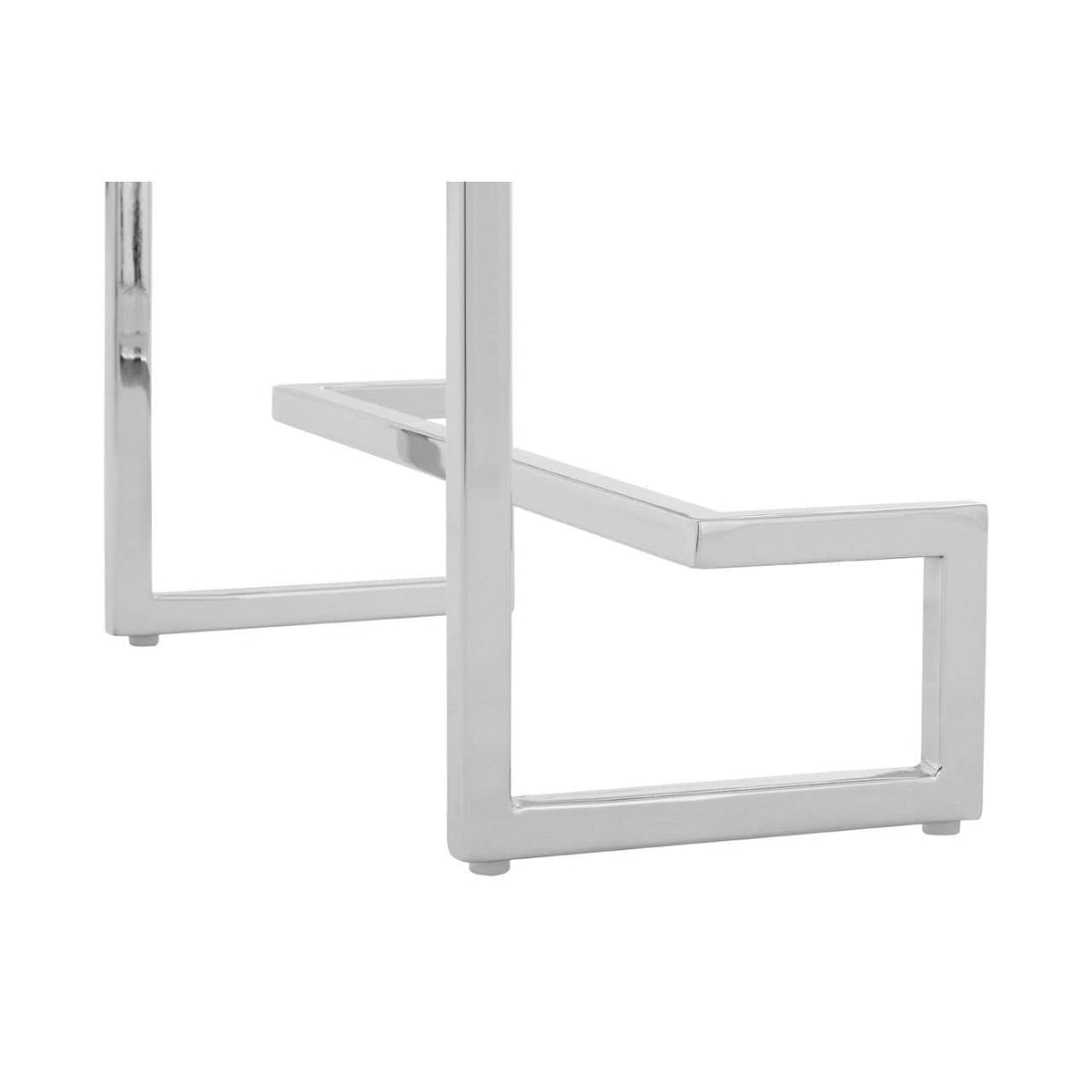 Allure Chrome / Rectangular Console Table.