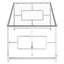 Noosa & Co. Living Allure Clear Glass Silver Base Coffee Table House of Isabella UK