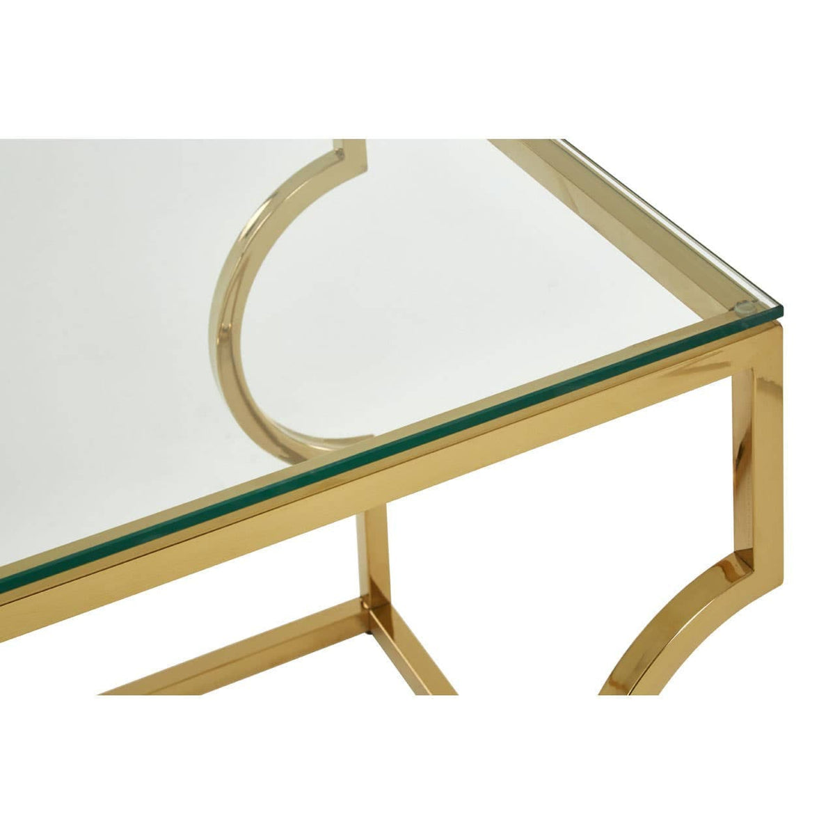 Noosa & Co. Living Allure Curved Frame End Table House of Isabella UK