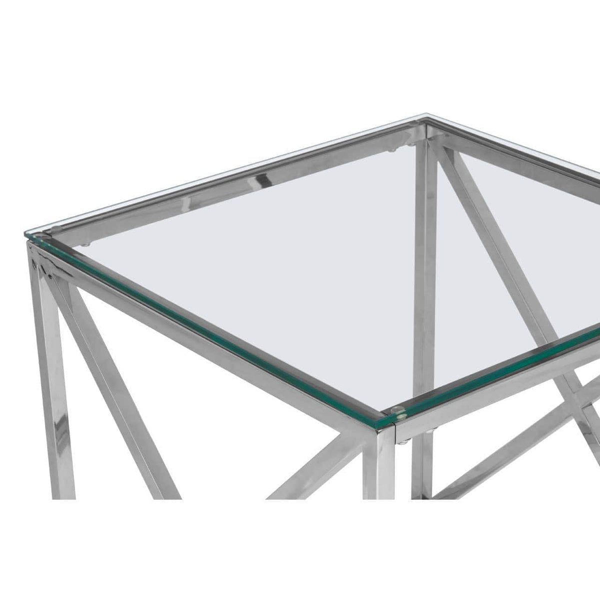 Noosa & Co. Living Allure End Table With Cross Base House of Isabella UK