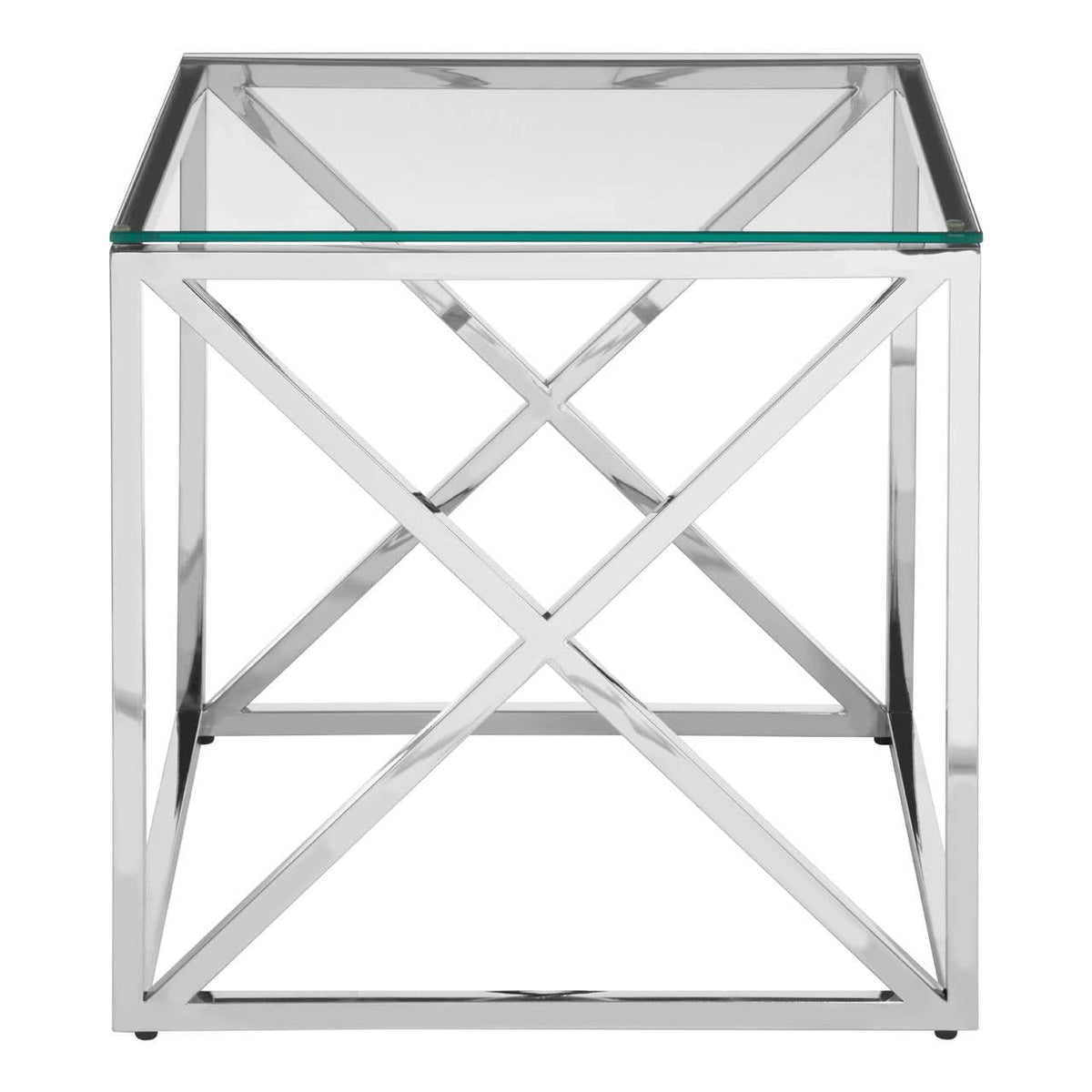 Noosa & Co. Living Allure End Table With Cross Base House of Isabella UK