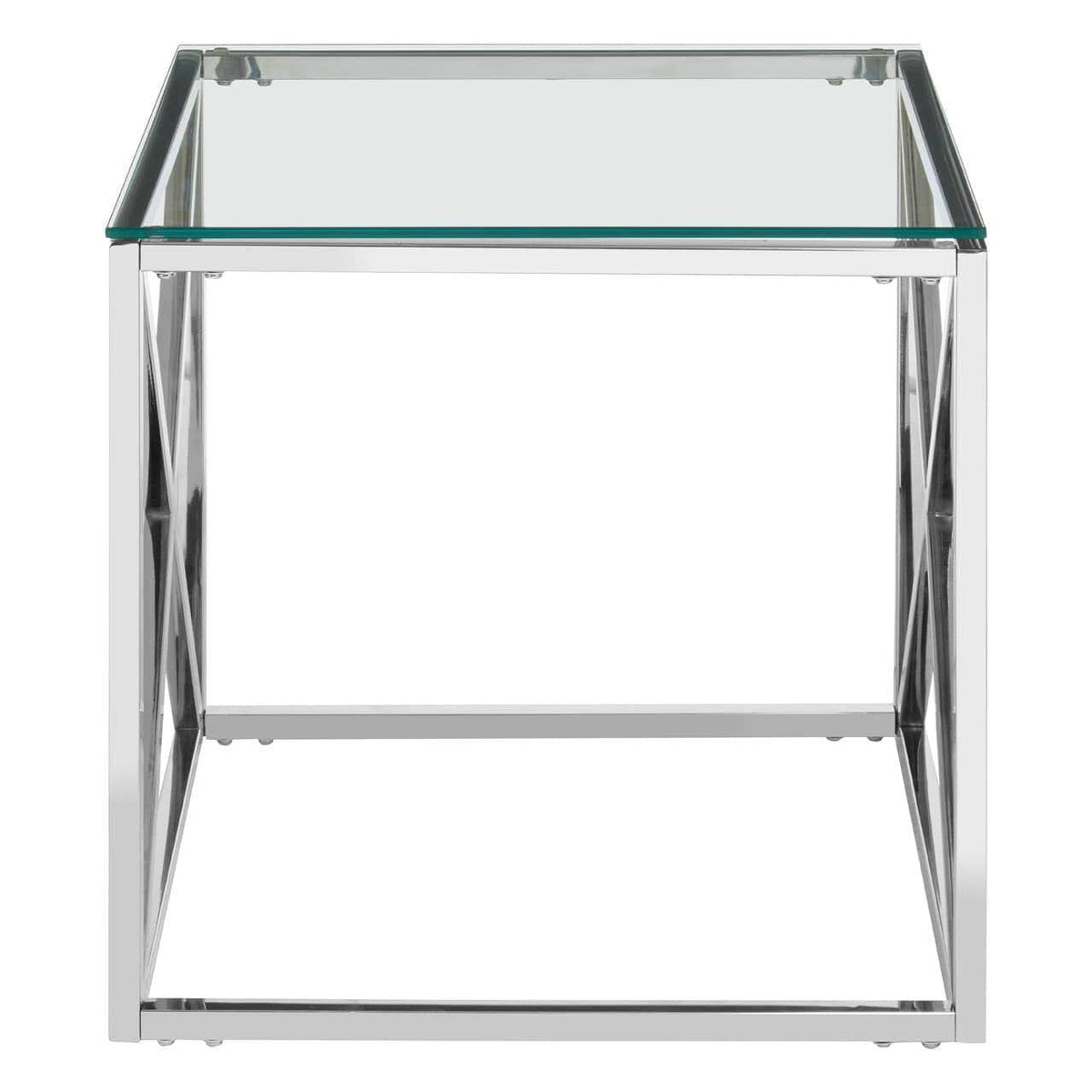 Noosa & Co. Living Allure End Table With Cross Base House of Isabella UK