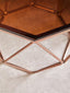 Noosa & Co. Living Allure End Table With Rose Gold Base House of Isabella UK