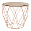 Noosa & Co. Living Allure End Table With Rose Gold Base House of Isabella UK