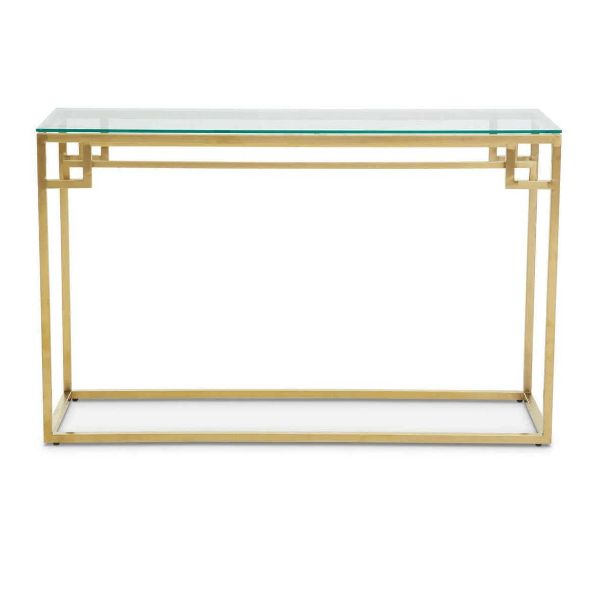 Allure Gold Brushed Console Table.