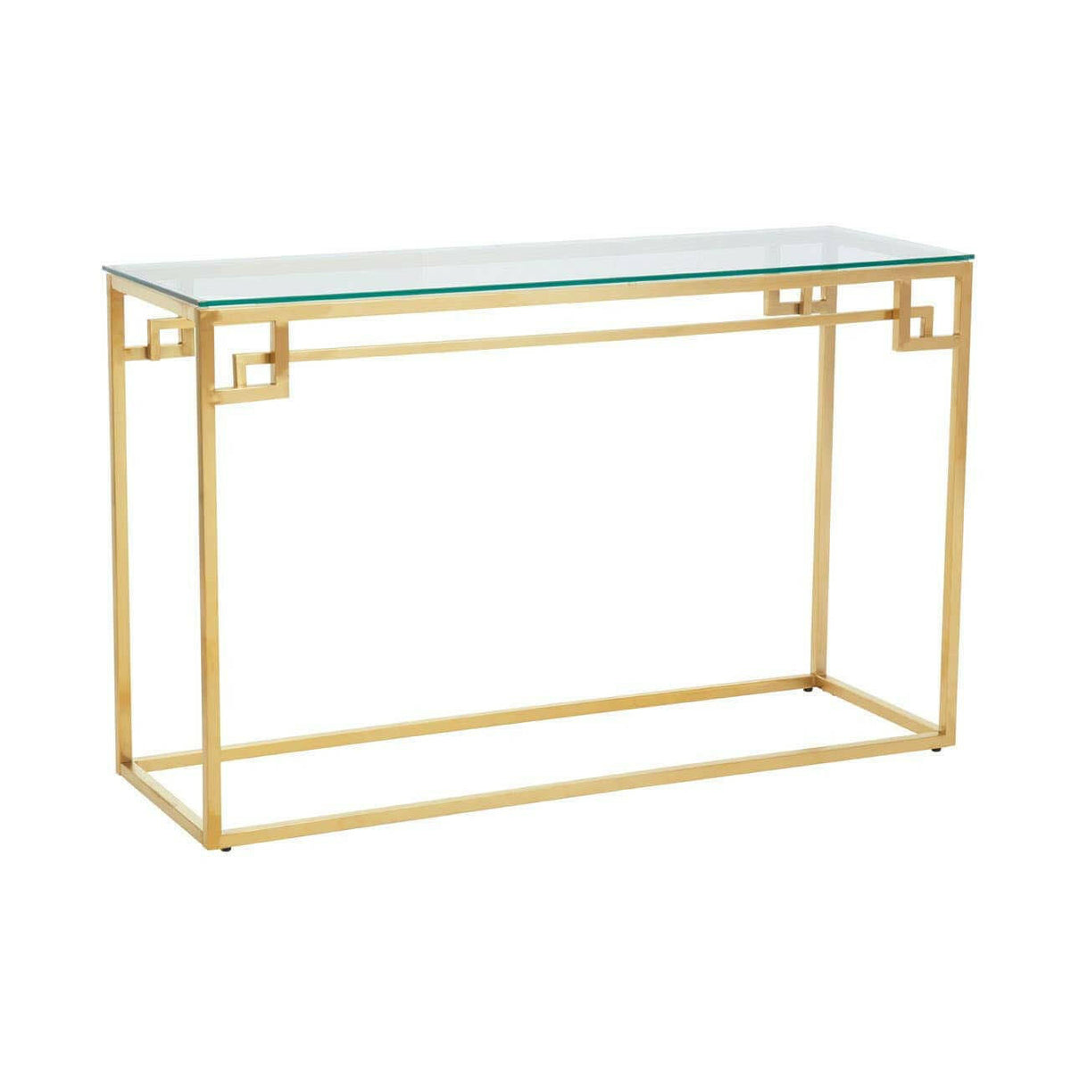 Allure Gold Brushed Console Table.