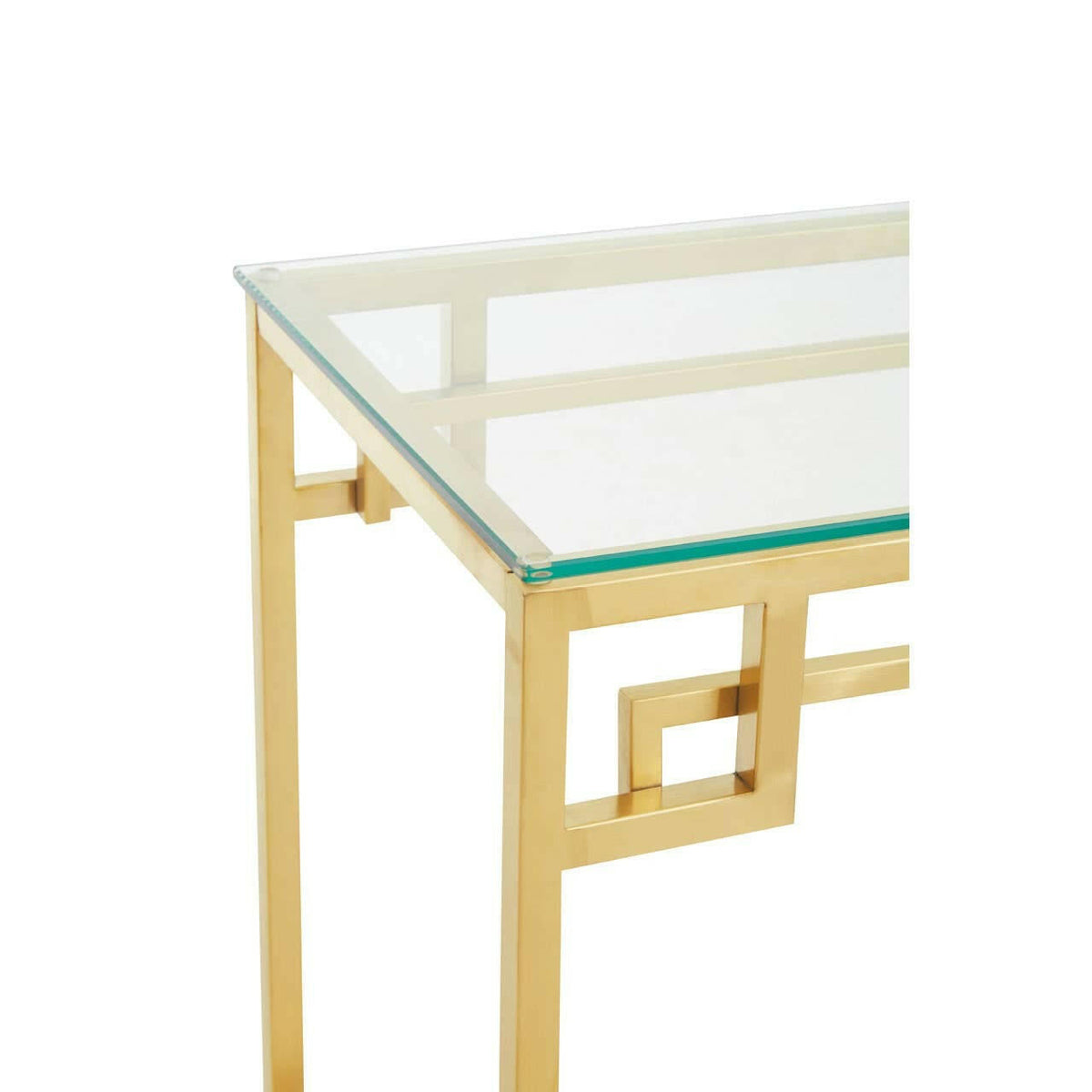 Allure Gold Brushed Console Table.