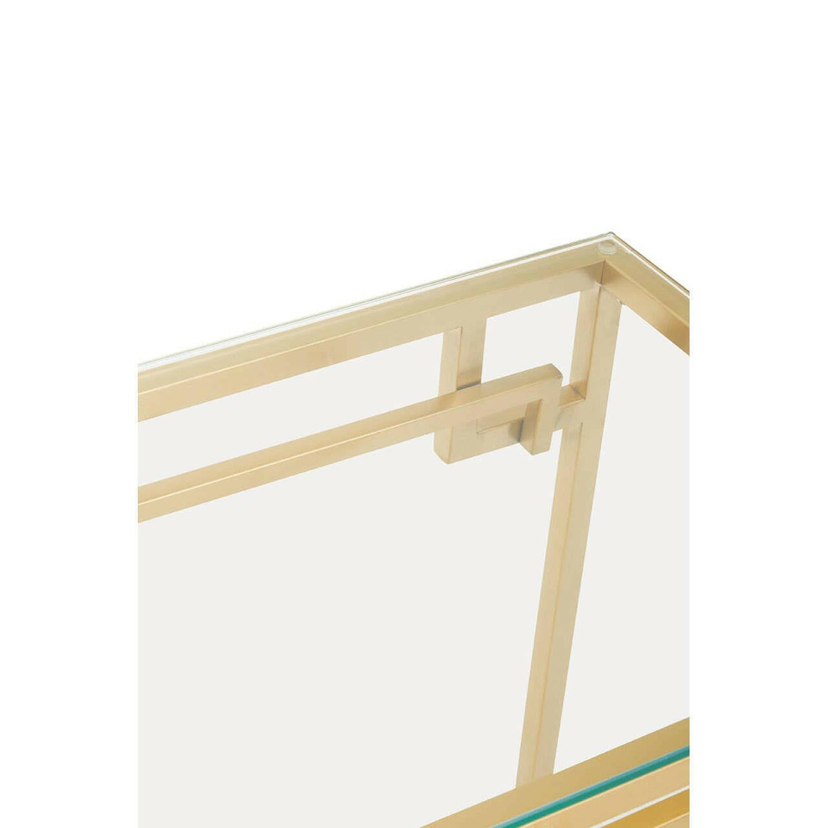 Allure Gold Brushed Console Table.