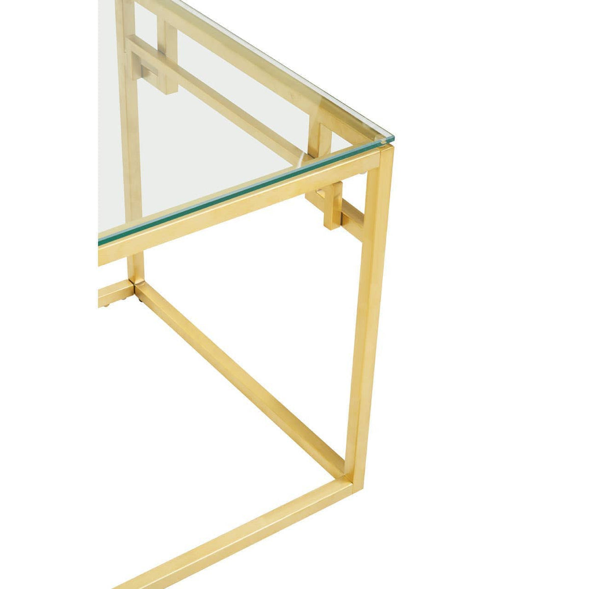 Noosa & Co. Living Allure Gold Brushed Side Table House of Isabella UK