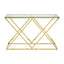 Noosa & Co. Living Allure Gold Finish Console Table House of Isabella UK