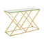 Noosa & Co. Living Allure Gold Finish Console Table House of Isabella UK