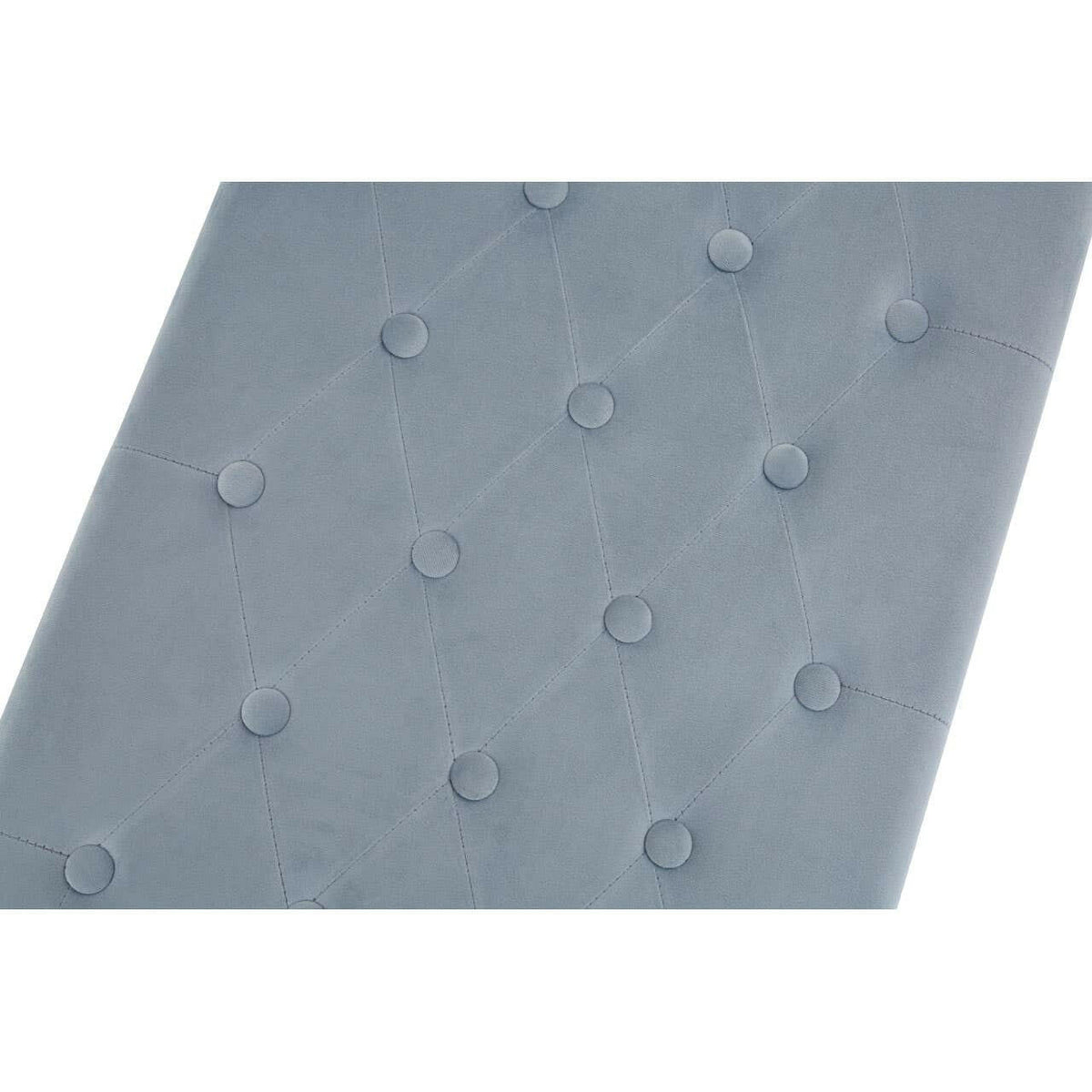 Allure Gold / Powder Blue Velvet Bench.