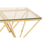 Noosa & Co. Living Allure Gold Prismatic Coffee Table House of Isabella UK