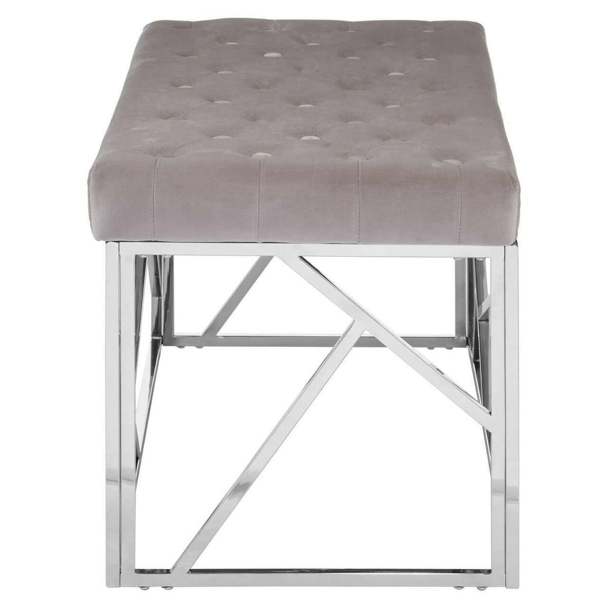 Allure Mink Velvet / Asymmetric Bench.