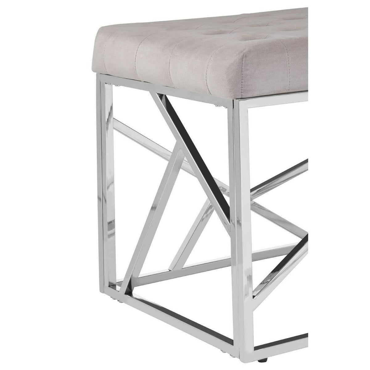 Allure Mink Velvet / Asymmetric Bench.