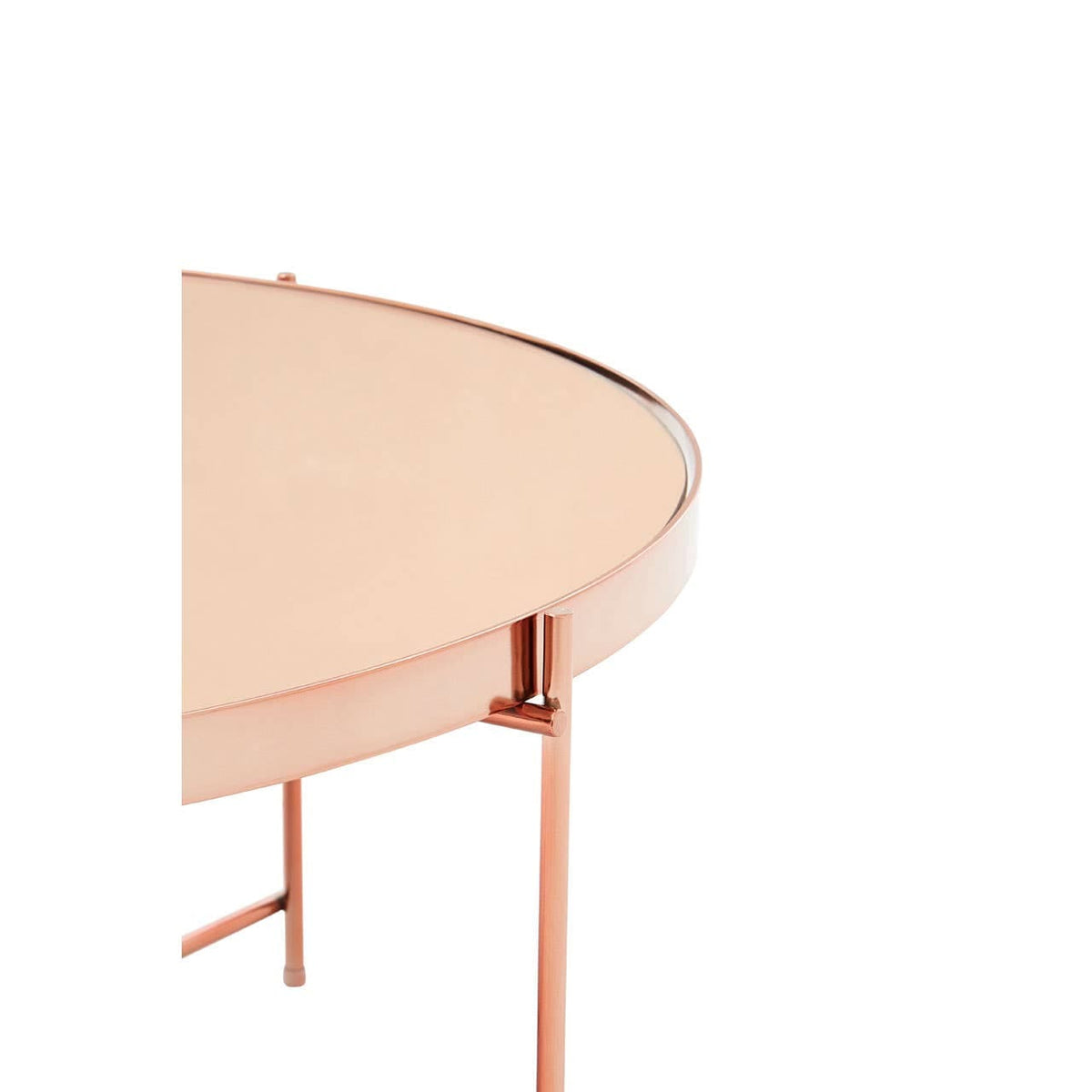 Allure Pink Mirror Coffee Table.