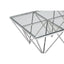 Noosa & Co. Living Allure Prismatic Silver Base Coffee Table House of Isabella UK