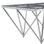 Noosa & Co. Living Allure Prismatic Silver Base Coffee Table House of Isabella UK