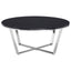 Noosa & Co. Living Allure Round Black Faux Marble Coffee Table House of Isabella UK